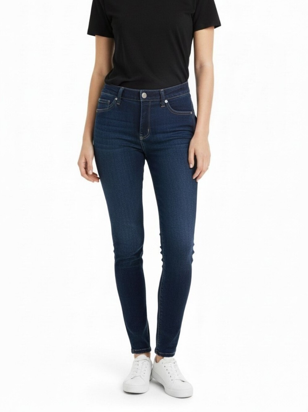 #283 a.n.a Dark Indigo Skinny Jeans